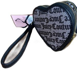 2/$40 Juicy Couture Gothic Status Heart ❤️ Coin Purse